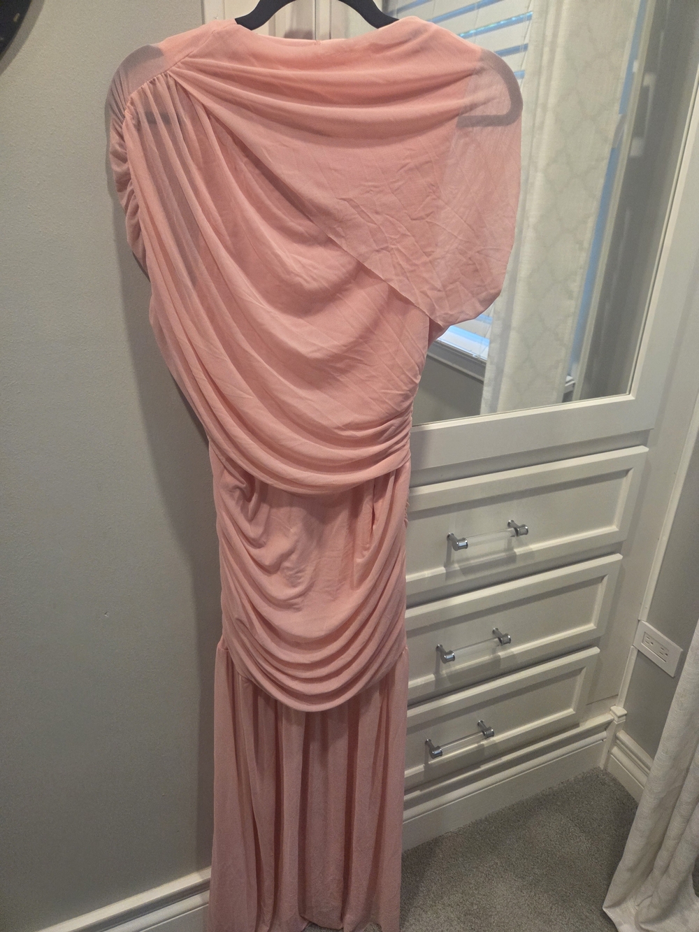 Women's Pink Maternity Dress L